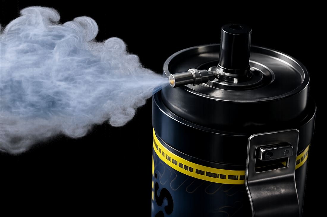 Close-up van Fastgas tank
